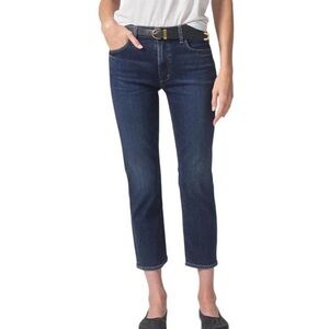 Citizens Of Humanity Dark Blue Isola Slim Crop In Court land Size 29